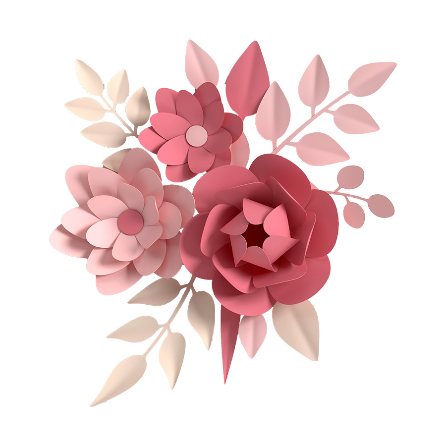 Paper Flowers Set